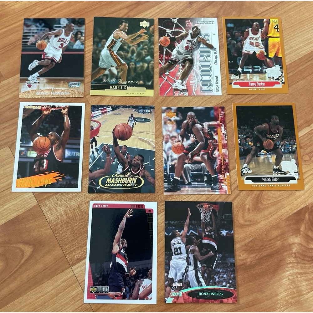 10 NBA Basketball Cards